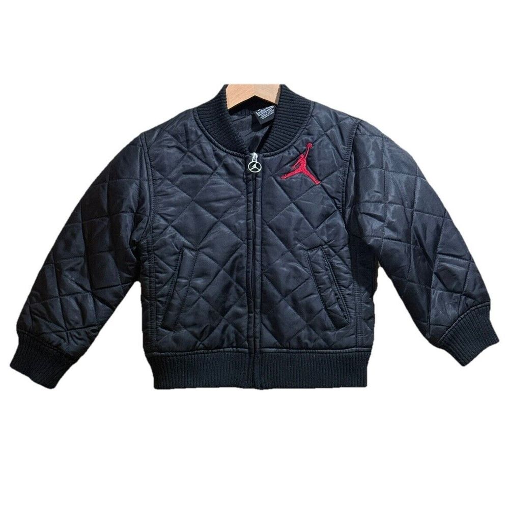 Vintage Jumpman Air Jordan Basketball Zip Front Line Coat Boys Size Small